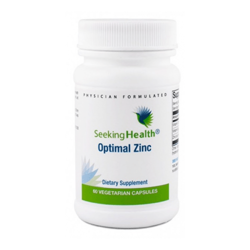 Optimal Zinc | 15mg | 60 Chewables | Seeking Health 