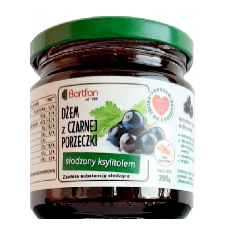 Blackcurrant Jam with xylitol